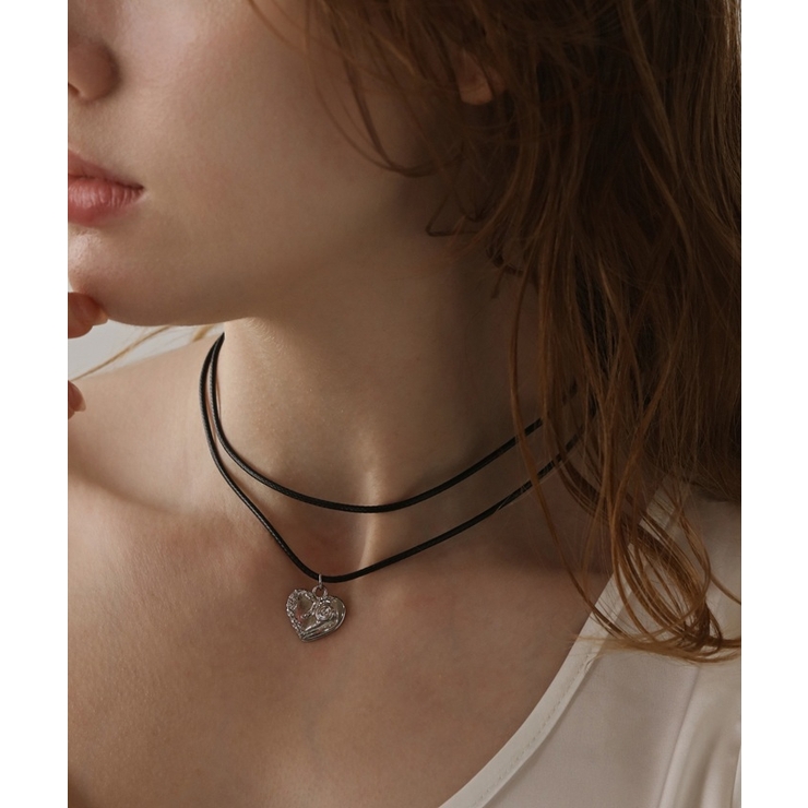 モードハートチャームネックレス | BACKYARD FAMILY | 詳細画像6 