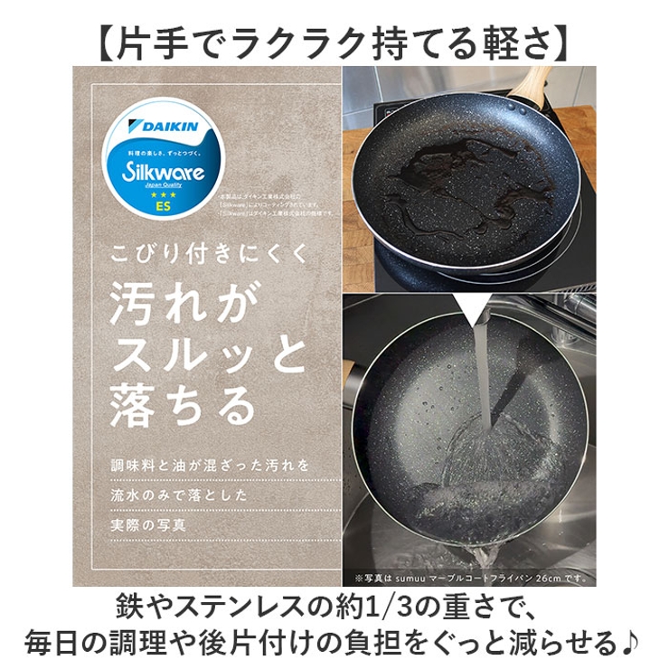 sumuu マーブルコートフライパン 24cm | BACKYARD FAMILY | 詳細画像5 