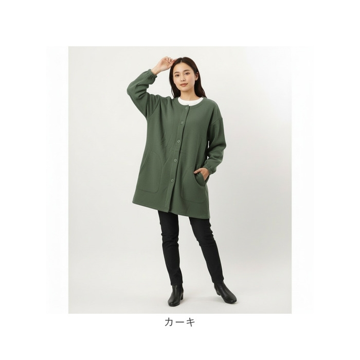 裏起毛 かっぽう着 | BACKYARD FAMILY | 詳細画像11 