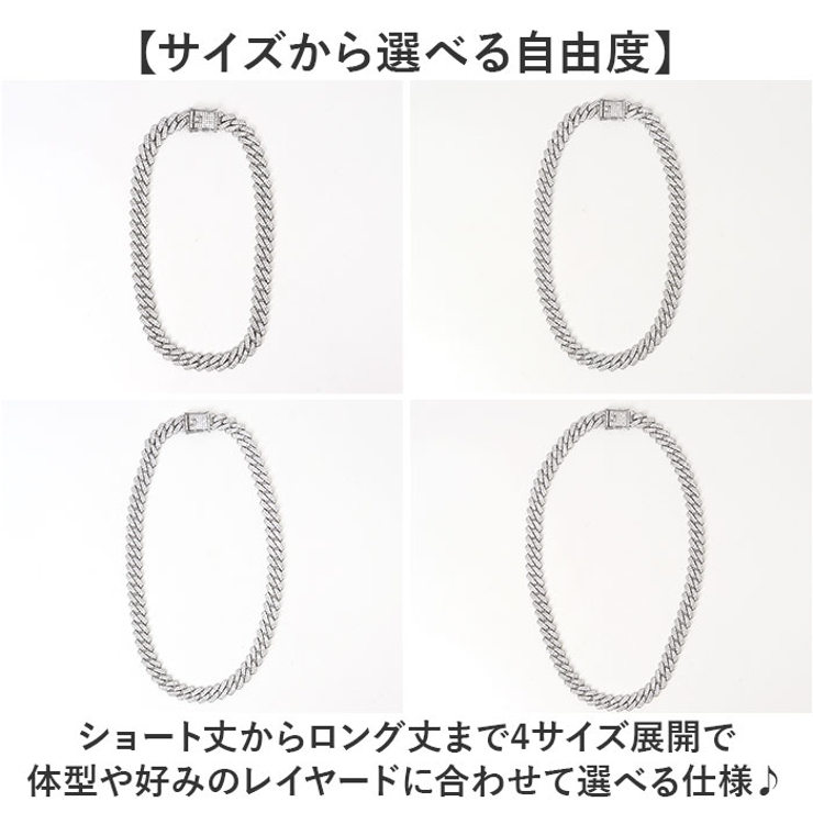 CZキューバンチェーンネックレス | BACKYARD FAMILY | 詳細画像7 