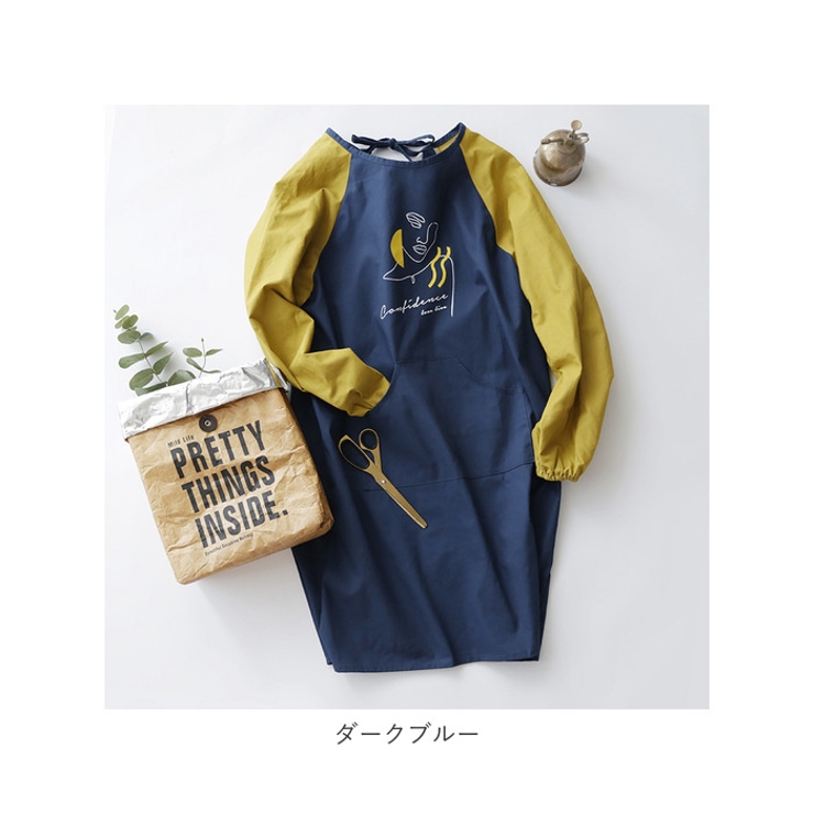 袖ありエプロン a19103004 | BACKYARD FAMILY | 詳細画像14 