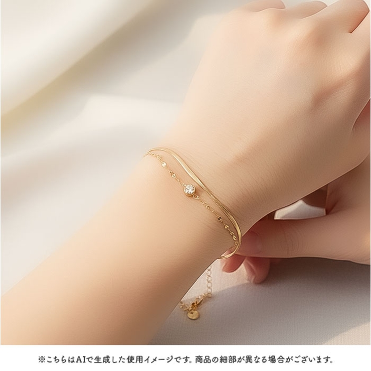 2連チェーンブレスレット | BACKYARD FAMILY | 詳細画像14 