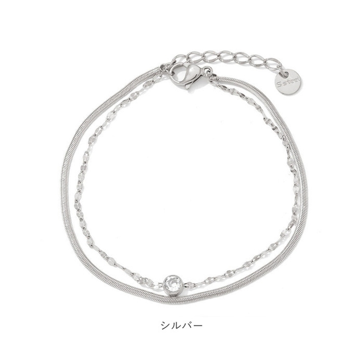 2連チェーンブレスレット | BACKYARD FAMILY | 詳細画像16 