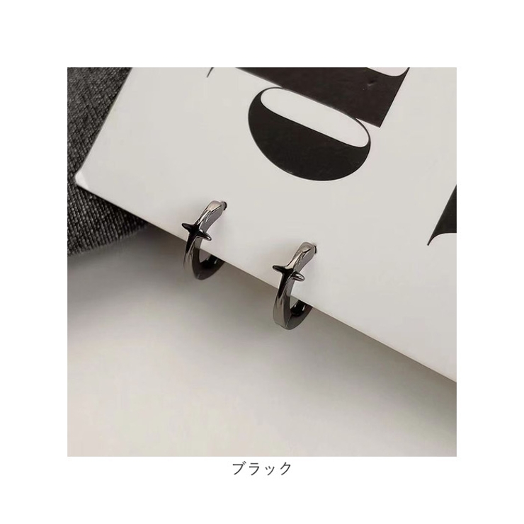 クロスリングミニフープピアス 両耳 | BACKYARD FAMILY | 詳細画像11 
