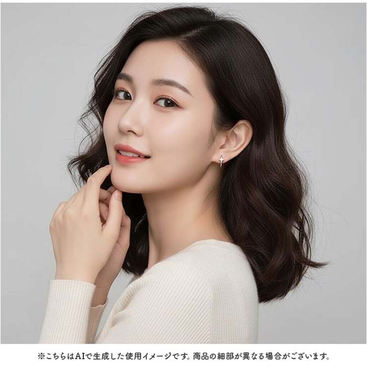 クロスリングミニフープピアス 両耳 | BACKYARD FAMILY | 詳細画像9 