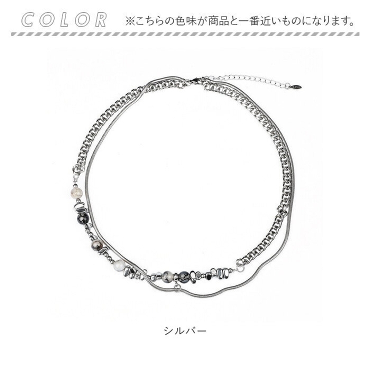 チェーンレイヤードネックレス | BACKYARD FAMILY | 詳細画像7 