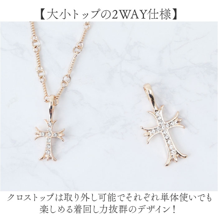 ダブルクロスネックレス | BACKYARD FAMILY | 詳細画像5 