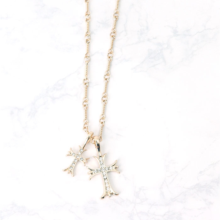 ダブルクロスネックレス | BACKYARD FAMILY | 詳細画像7 