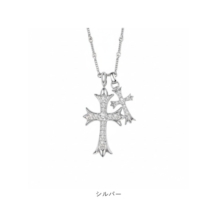 ダブルクロスネックレス | BACKYARD FAMILY | 詳細画像10 