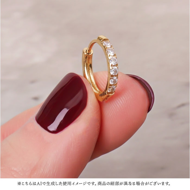 ジルコニアラインピアス 片耳 | BACKYARD FAMILY | 詳細画像7 