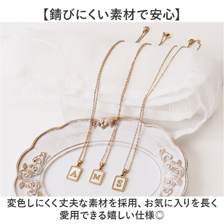 イニシャルシェルネックレス | BACKYARD FAMILY | 詳細画像5 