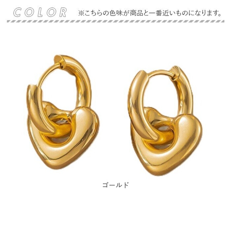 2wayニュアンスハートピアス | BACKYARD FAMILY | 詳細画像11 