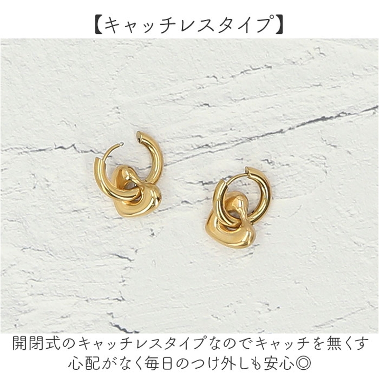 2wayニュアンスハートピアス | BACKYARD FAMILY | 詳細画像5 