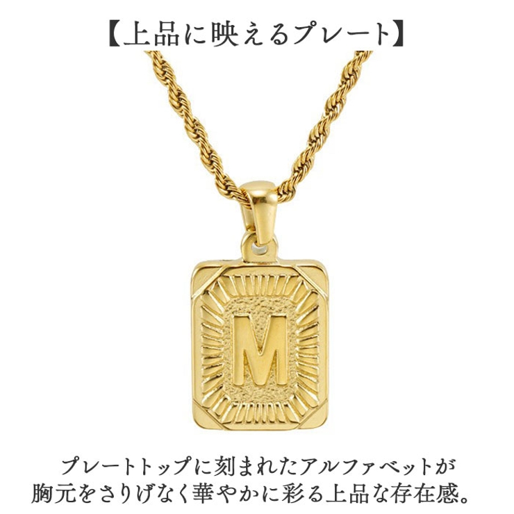 イニシャルネックレス ゴールド | BACKYARD FAMILY | 詳細画像5 