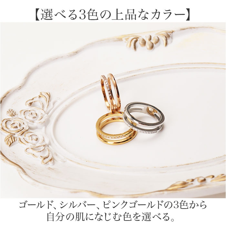 ビジューダブルリング | BACKYARD FAMILY | 詳細画像5 