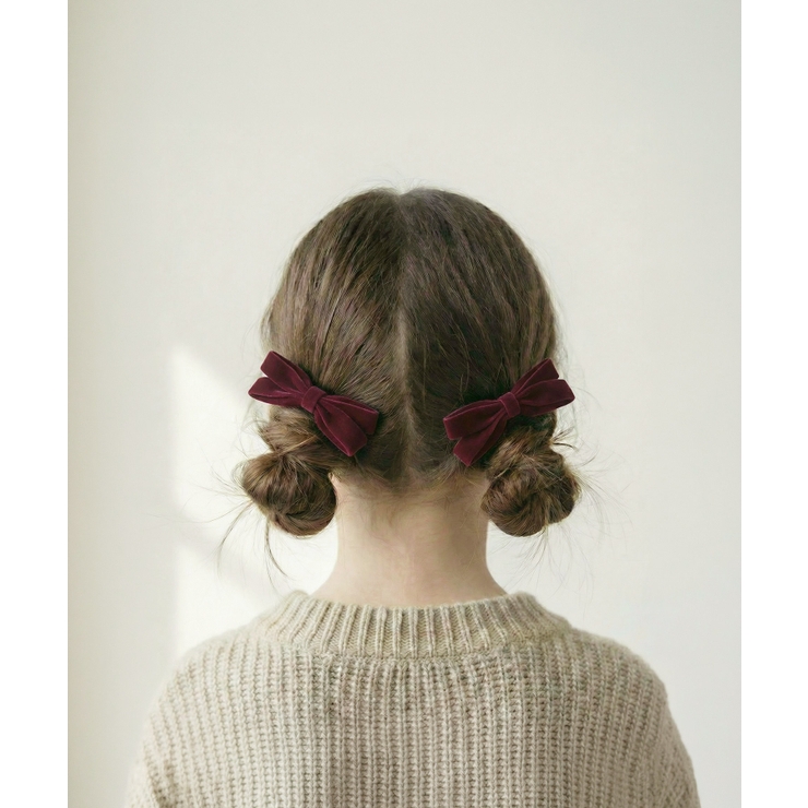 Rora ルル ベルベットヘアクリップ 2個セット | BACKYARD FAMILY | 詳細画像14 