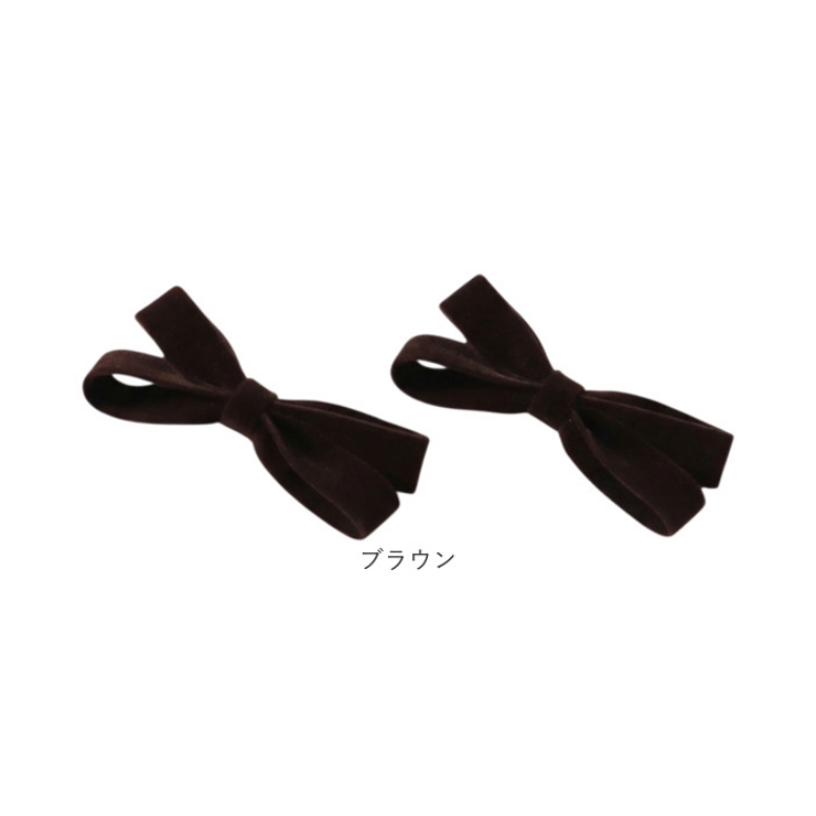 Rora ルル ベルベットヘアクリップ 2個セット | BACKYARD FAMILY | 詳細画像19 