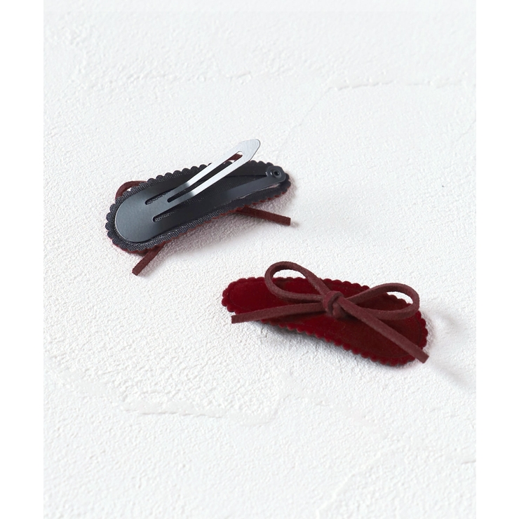 Rora レーヌ スウェード パッチンどめ 2個セット | BACKYARD FAMILY | 詳細画像9 