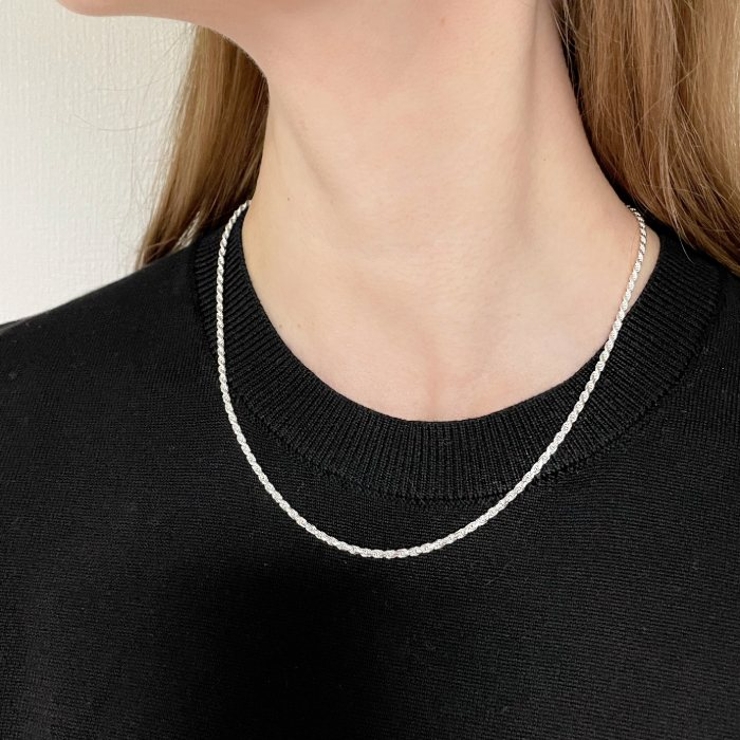 SV925製カットフレンチロープチェーン 線径0.50mm太さ2.4mm | BACKYARD FAMILY | 詳細画像6 