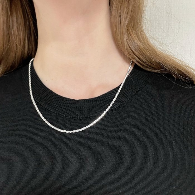 SV925製カットフレンチロープチェーン 線径0.50mm太さ2.4mm | BACKYARD FAMILY | 詳細画像7 