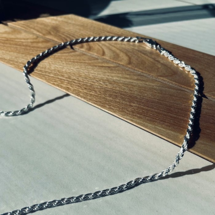 SV925製カットフレンチロープチェーン 線径0.50mm太さ2.4mm | BACKYARD FAMILY | 詳細画像2 
