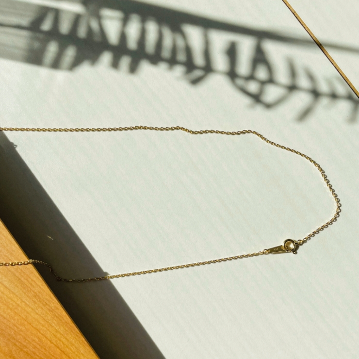 K18 国産4面あずきネックレス 日本国造幣局検定刻印あり | BACKYARD FAMILY | 詳細画像4 