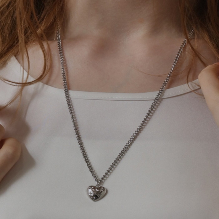 ビジューハートチャームチェーンネックレス | BACKYARD FAMILY | 詳細画像2 