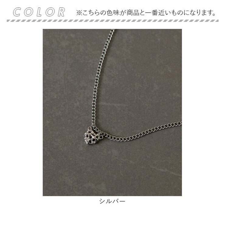 編み込みハートチャームチェーンネックレス | BACKYARD FAMILY | 詳細画像5 