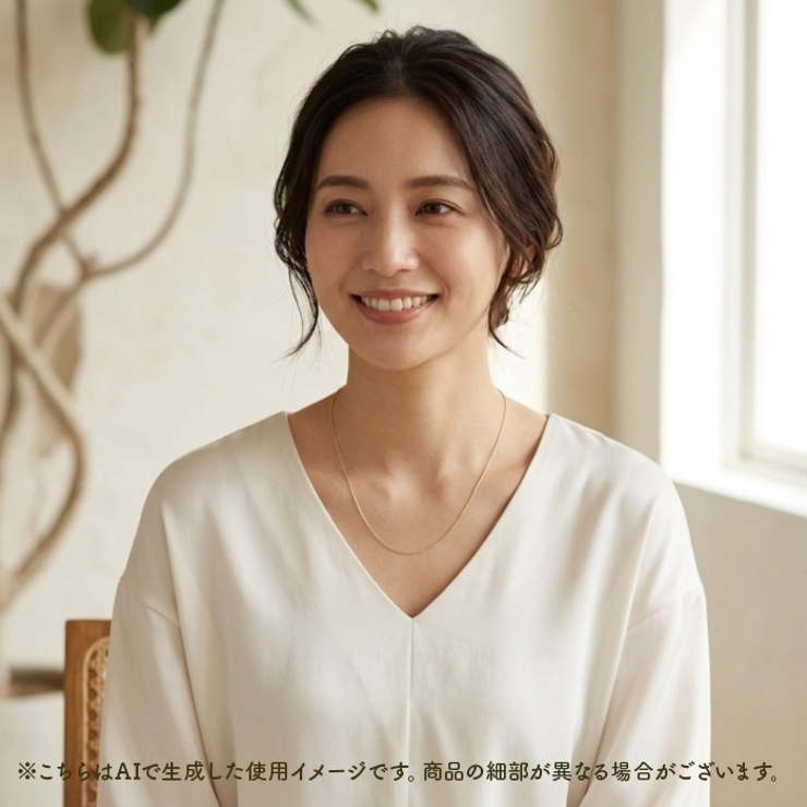 国産18K YG 国産 太さ0.7ＭＭ 喜平ネックレス40ＣＭ | BACKYARD FAMILY | 詳細画像3 