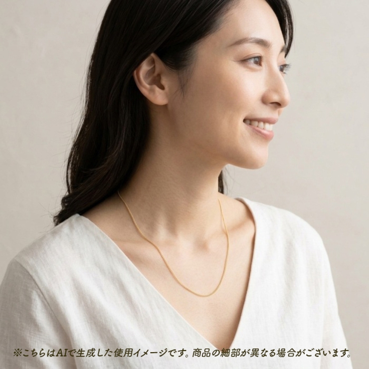 国産18K YG 国産 太さ0.7ＭＭ 喜平ネックレス50ＣＭ | BACKYARD FAMILY | 詳細画像4 