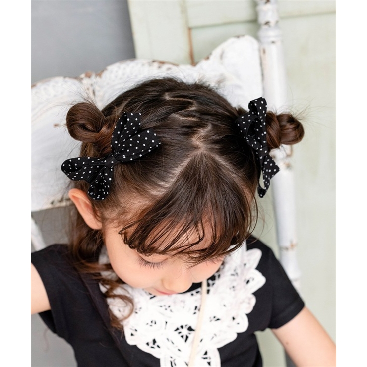 Rora ドッティ リボン ヘアクリッフ? 2個セット | BACKYARD FAMILY | 詳細画像8 