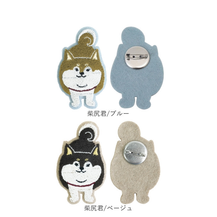 モコモコブラシ刺繍のブローチ | BACKYARD FAMILY | 詳細画像20 