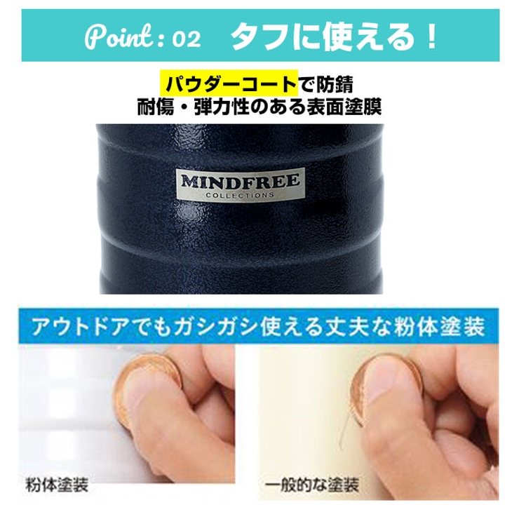 MINDFREE ステンレスボトル 550ml MF-05 | BACKYARD FAMILY | 詳細画像6 
