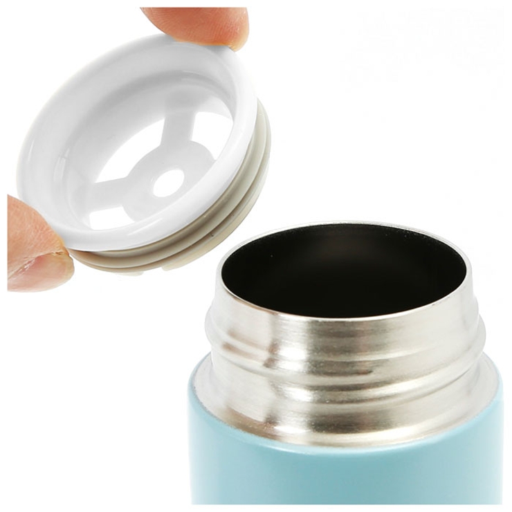 ストッパー付き 真空ステンレス スリムボトル 200ml[品番:BCYW0009502