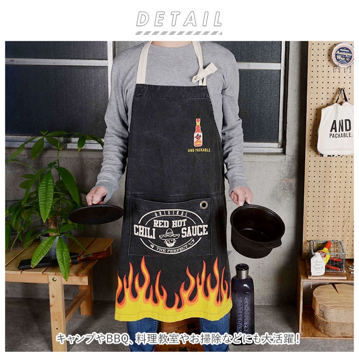 アンドパッカブル andpackable エプロン | BACKYARD FAMILY | 詳細画像2 