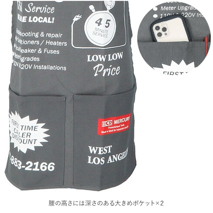 MERCURY マーキュリー ビンテージ エプロン | BACKYARD FAMILY | 詳細画像16 