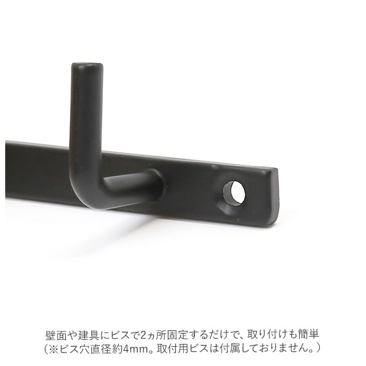 アイアンウォールフック 3連[品番：BCYW0012410]｜BACKYARD
