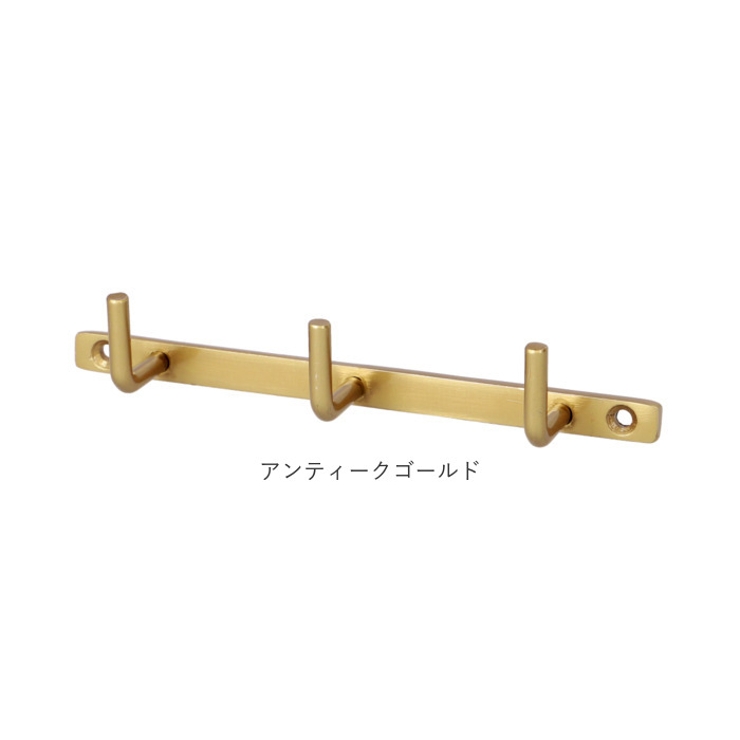 アイアンウォールフック 3連[品番：BCYW0012410]｜BACKYARD