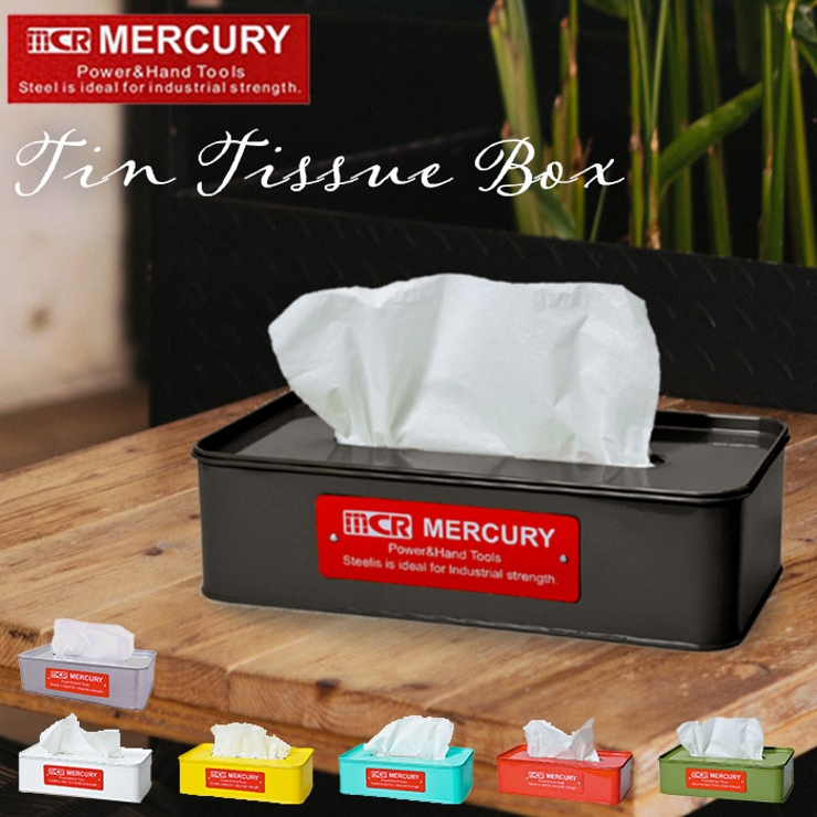 マーキュリー ブリキ ティッシュボックス | BACKYARD FAMILY | 詳細画像1 