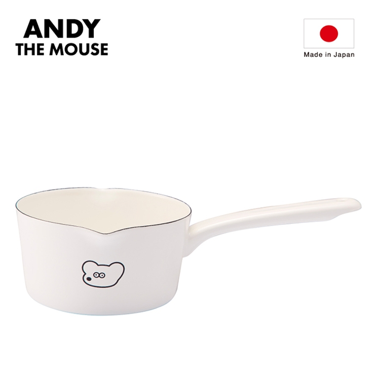 ねずみのANDY ホーローミルクパン15cm | BACKYARD FAMILY | 詳細画像1 