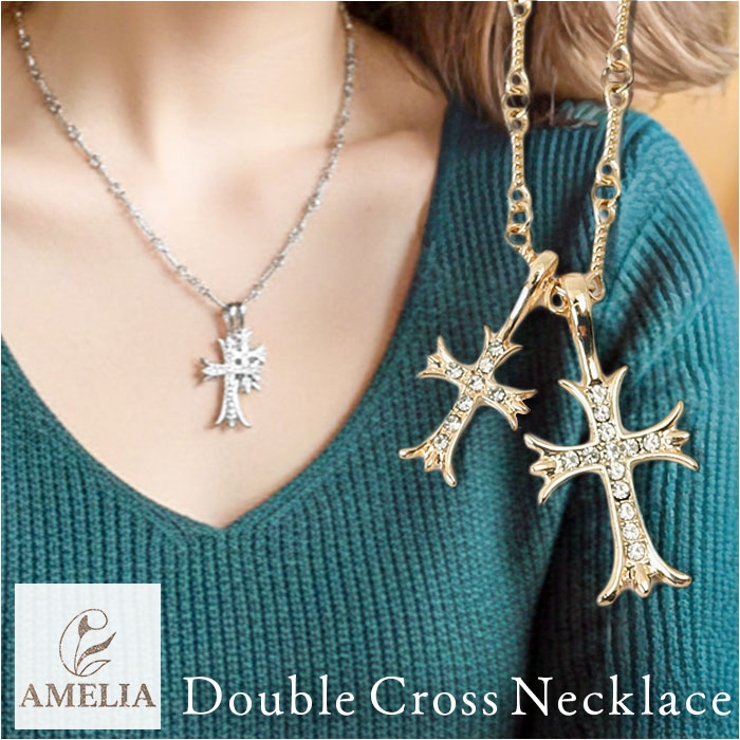 ダブルクロスネックレス | BACKYARD FAMILY | 詳細画像1 