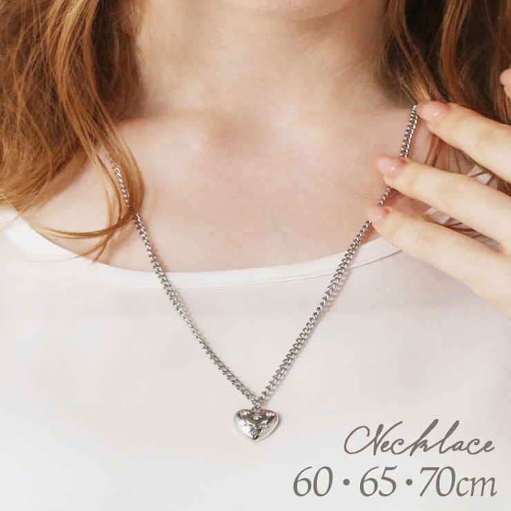 ビジューハートチャームチェーンネックレス | BACKYARD FAMILY | 詳細画像1 