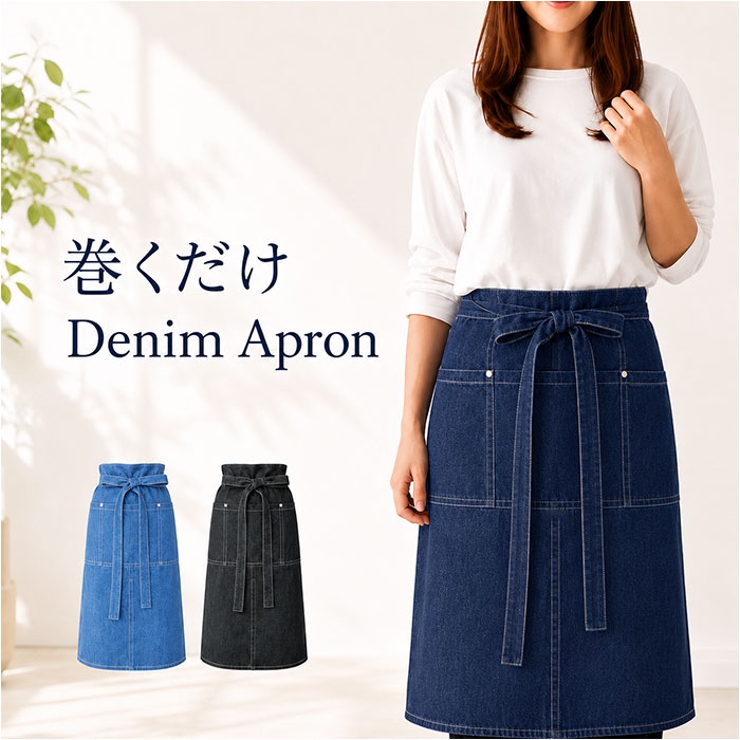 Ordinary デニムエプロン ギャルソン | BACKYARD FAMILY | 詳細画像1 