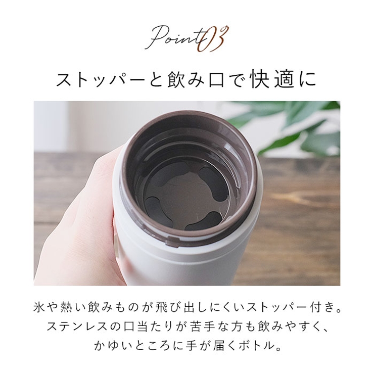 ココカフェ 真空二重マグ 半回転 500ml CC-50 | BACKYARD FAMILY | 詳細画像8 
