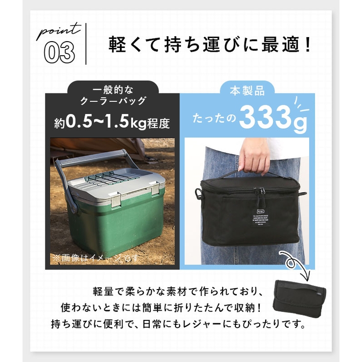 kiu キウ 600D ソフトクーラーバッグ 5L[品番：BCYW0012453