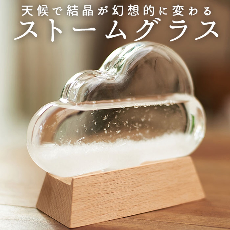 クラウドグラス 結晶 ストームグラスクラウド[品番：BCYW0007694]｜BACKYARD FAMILY（バック