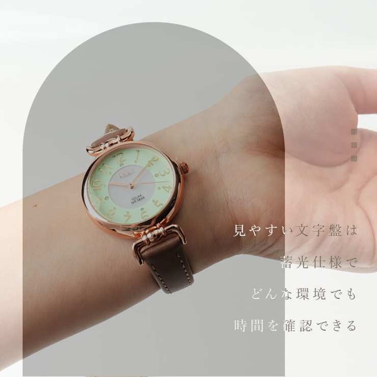 Plaisir プレジールソーラーウォッチ | BACKYARD FAMILY | 詳細画像4 