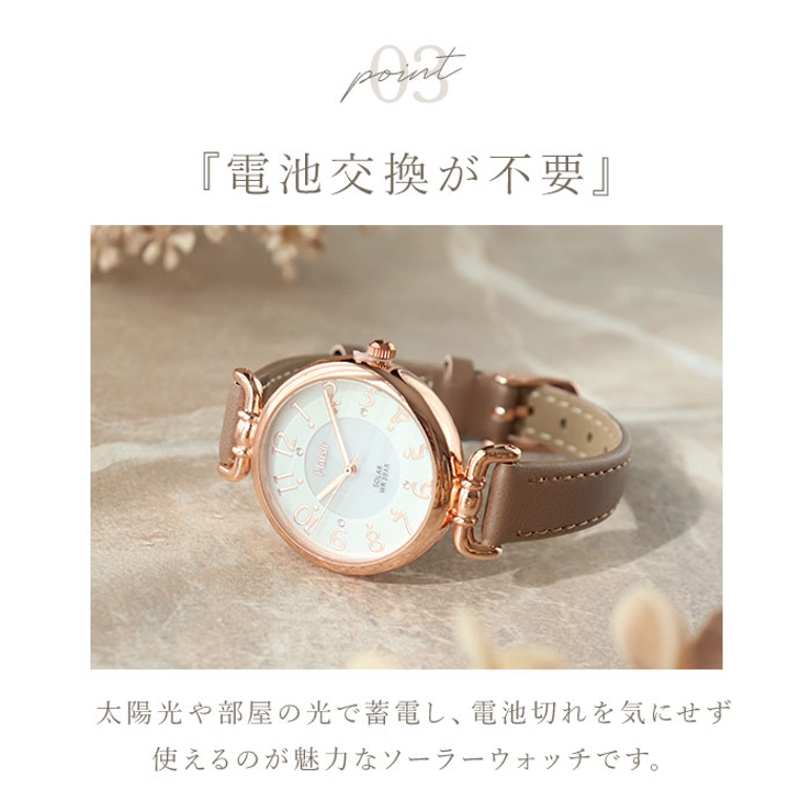 Plaisir プレジールソーラーウォッチ | BACKYARD FAMILY | 詳細画像9 
