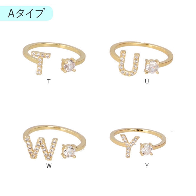 リング 指輪 レディース イニシャル 調整可能 ゴールド yac5523 | BACKYARD FAMILY | 詳細画像11 