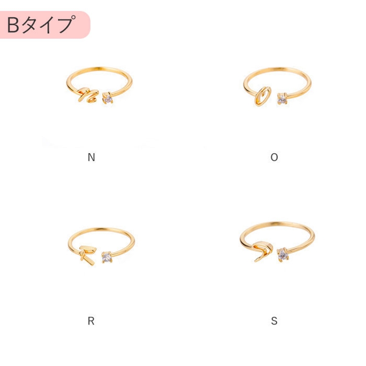 リング 指輪 レディース イニシャル 調整可能 ゴールド yac5523 | BACKYARD FAMILY | 詳細画像15 